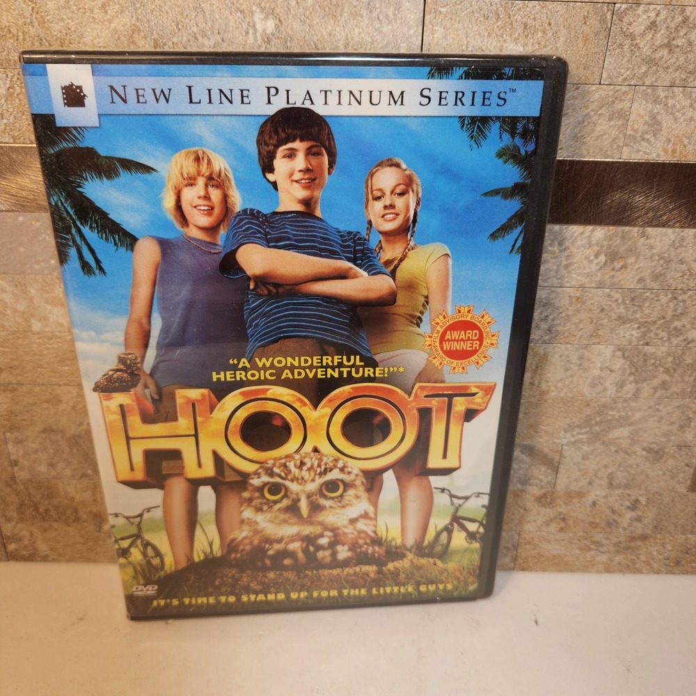 Hoot DVD New Line Platinum Series Logan Lerman Brie Larson New Sealed PG